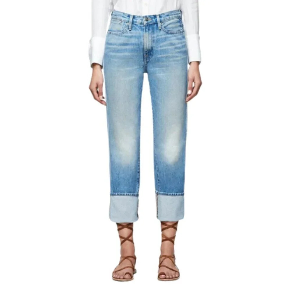 Frame Womens 24 Rigid Re-Release Le High Straight Jeans